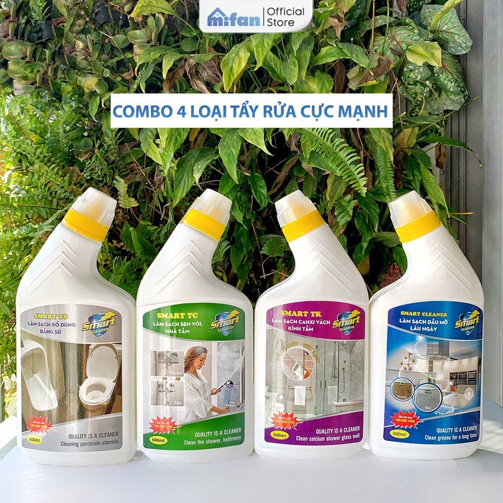 Combo Nước Tẩy Rửa Smart 500ml