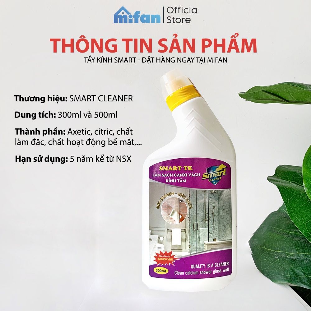 Combo Nước Tẩy Rửa Smart 500ml