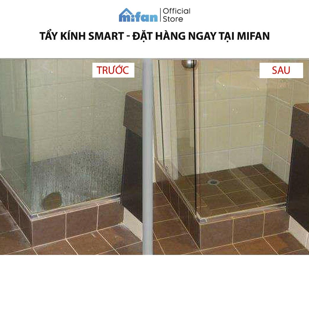 Nước Tẩy Rửa Cặn Canxi Trên Kính Smart Tk
