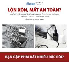 Miếng Silicone Kẹp Giữ Dây Cáp Sạc Điện Thoại, Máy Tính Cao Cấp MIFAN