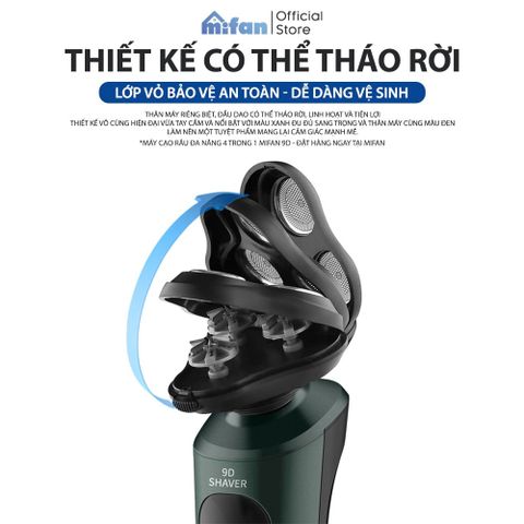 Máy Cạo Râu Đa Năng 4 Trong 1 Mifan 9D