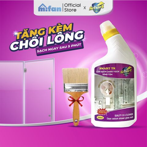 Nước Tẩy Rửa Cặn Canxi Trên Kính Smart Tk