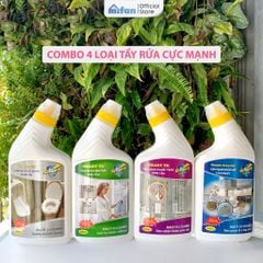 Nước Tẩy Rửa Sen, Vòi Inox, Tường Sàn Gạch Nhà Tắm SMART TC