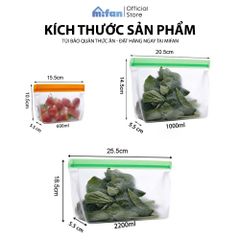 Túi Đựng Thực Phẩm Nhựa Peva Cao Cấp MIFAN