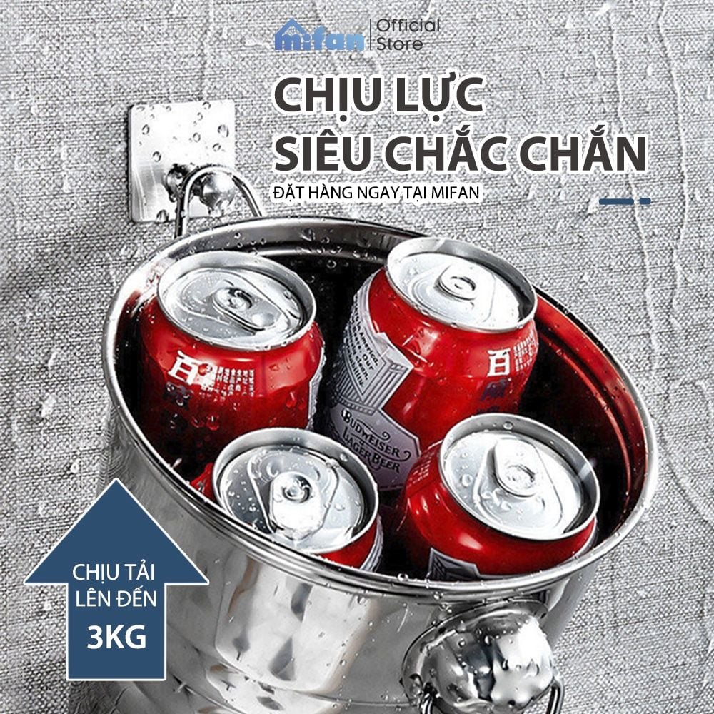 Móc Dán Tường Inox 304 Cao Cấp MIFAN