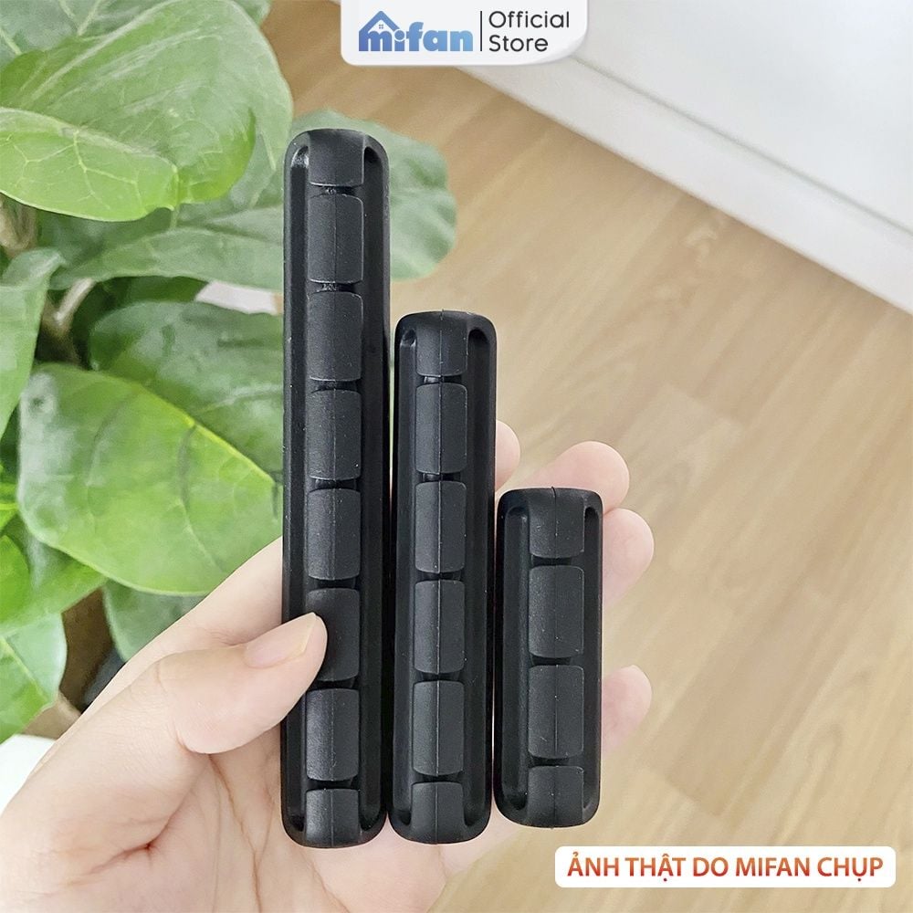 Miếng Silicone Kẹp Giữ Dây Cáp Sạc Điện Thoại, Máy Tính Cao Cấp MIFAN