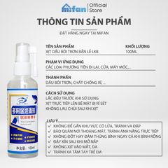 Chai Xịt Dầu Bôi Trơn Đa Năng Lkb 100ml MIFAN