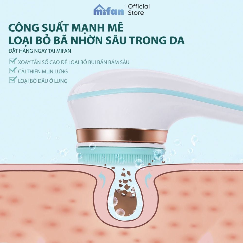 Bàn Chải Tắm Điện Tự Động Mifan