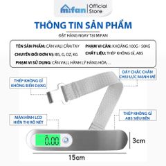 Cân Hành Lý Điện Tử Cầm Tay Mifan 50kg