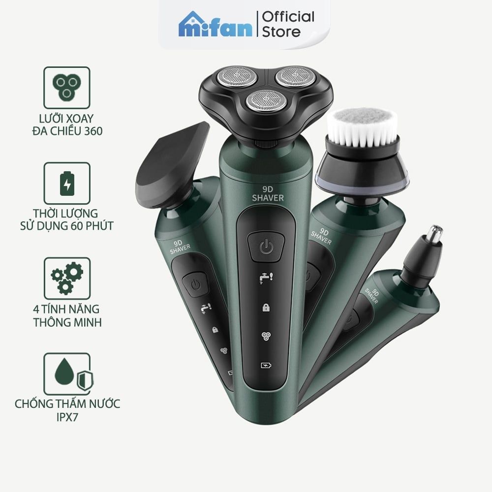 Máy Cạo Râu Đa Năng 4 Trong 1 Mifan 9D