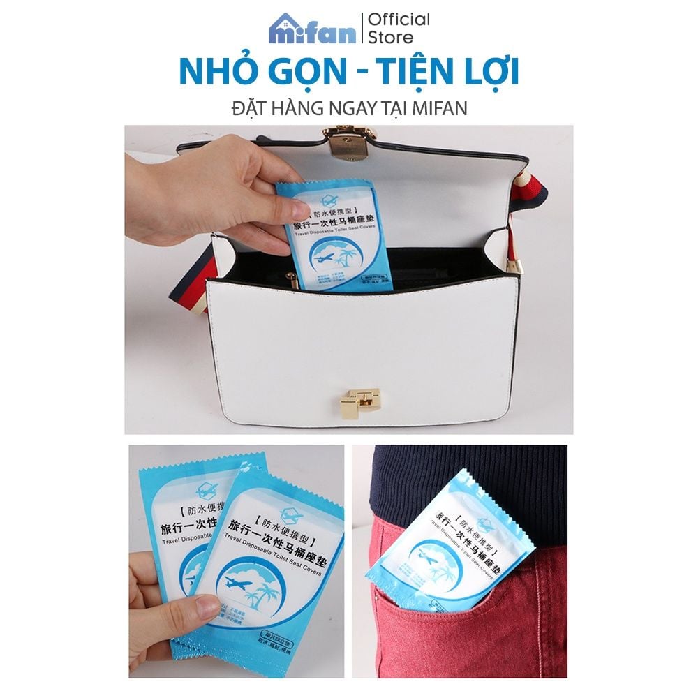 Miếng Lót Bệt Vệ Sinh Tự Phân Huỷ MIFAN