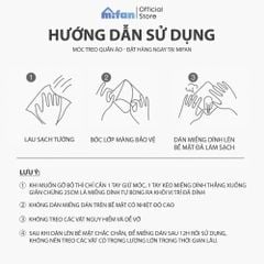 Móc Treo Quần Áo Dán Tường 6 Chấu
