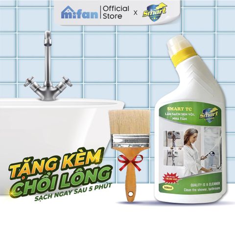 Nước Tẩy Rửa Sen, Vòi Inox, Tường Sàn Gạch Nhà Tắm SMART TC