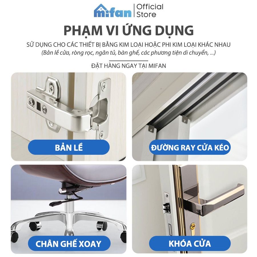 Chai Xịt Dầu Bôi Trơn Đa Năng Lkb 100ml MIFAN
