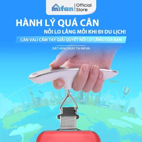 Cân Hành Lý Điện Tử Cầm Tay Mifan 50kg