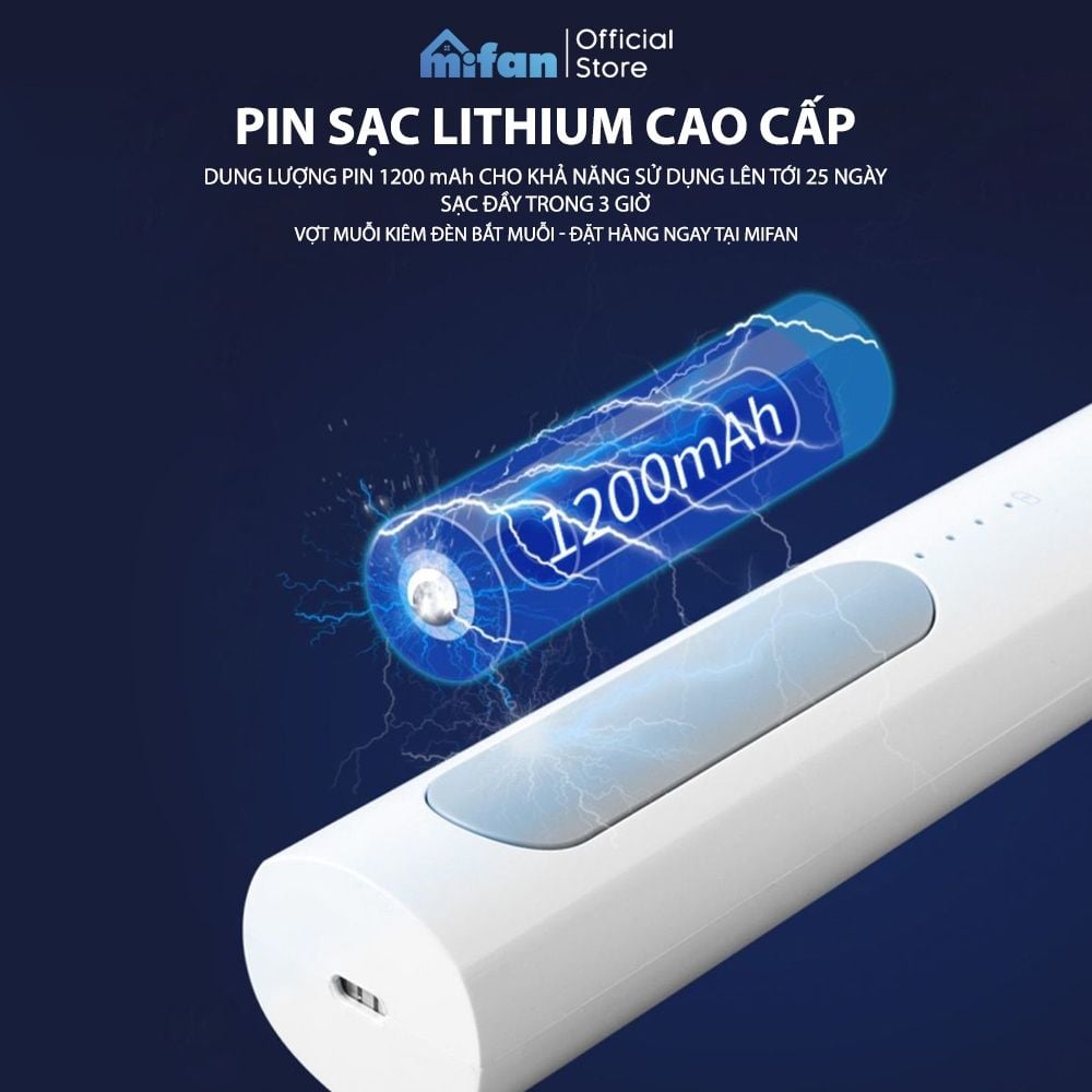Vợt Muỗi kiêm Đèn Bắt Muỗi 2 trong 1 Weidasi WD955