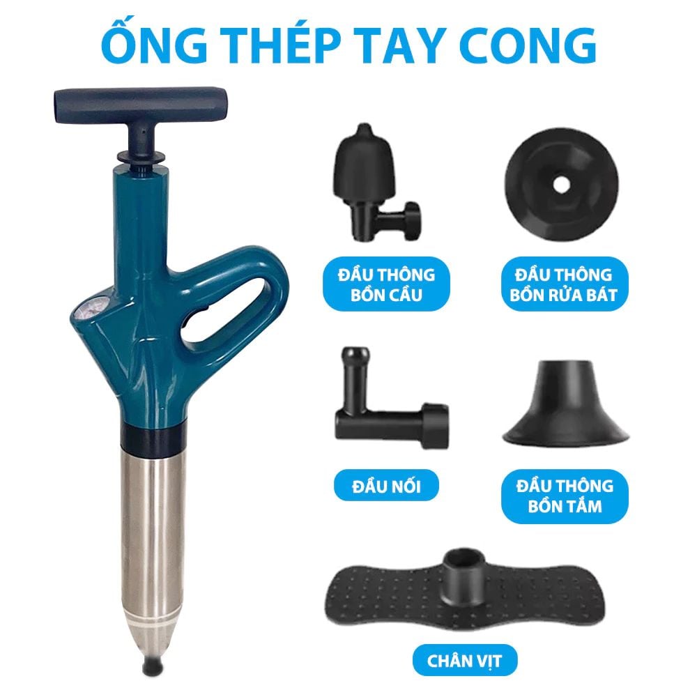 Súng Thông Tắc Bồn Cầu, Chậu Rửa Bát, Bồn Tắm