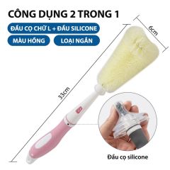 Chổi Cọ Rửa Bình Nước Chai Lọ Cán Dài Mifan