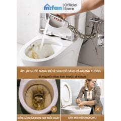 Vòi Xịt Vệ Sinh Tăng Áp Đồng Thau Cao Cấp Mifan
