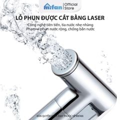 Vòi Xịt Vệ Sinh Tăng Áp Đồng Thau Cao Cấp Mifan