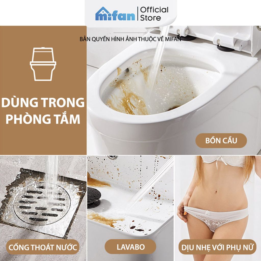 Vòi Xịt Vệ Sinh Tăng Áp Đồng Thau Cao Cấp Mifan