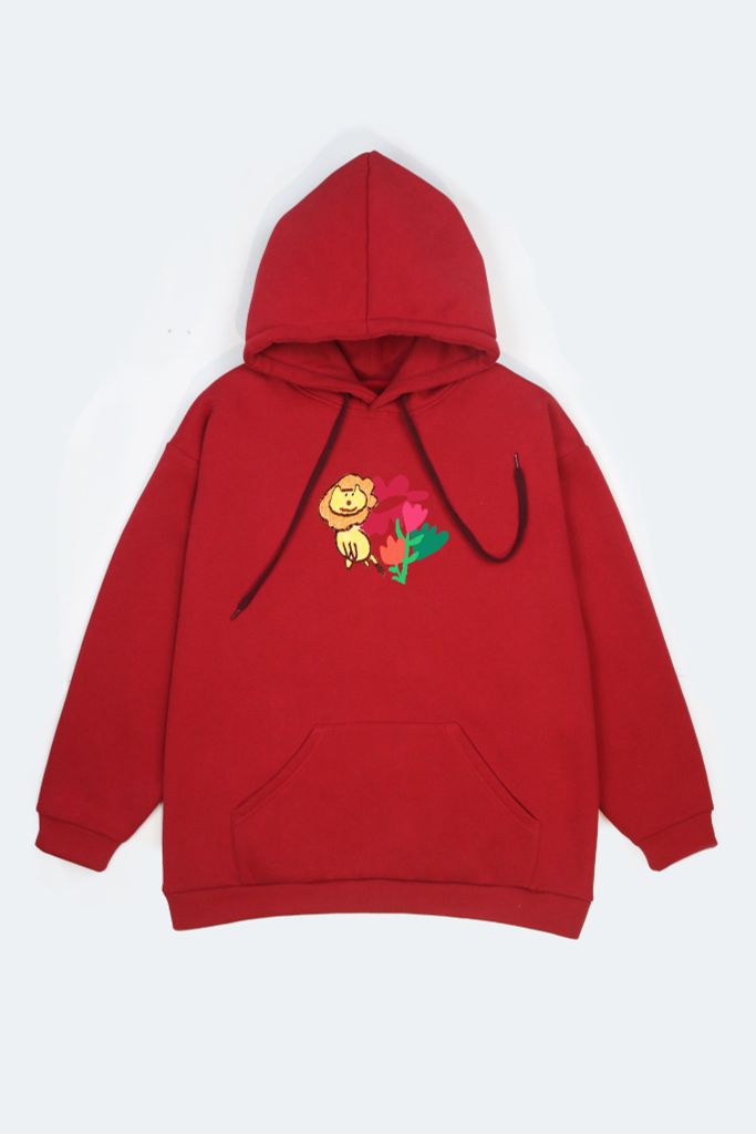 Áo Hoodie 100% Hồn Nhiên (Đỏ)