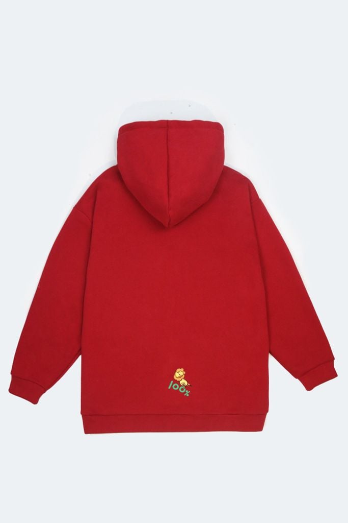 Áo Hoodie 100% Hồn Nhiên (Đỏ)