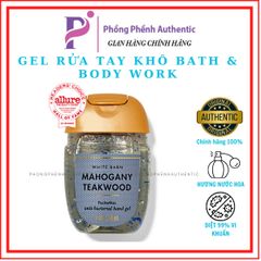 [ CÓ LẺ] SET 5 GEL RỬA TAY KHÔ BATH & BODY WORK  - Phồng Phềnh Authentic