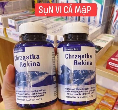 Sụn vi cá mập nội địa Ba Lan Chrzastka Rekina 100 viên