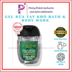 [ CÓ LẺ] SET 5 GEL RỬA TAY KHÔ BATH & BODY WORK  - Phồng Phềnh Authentic