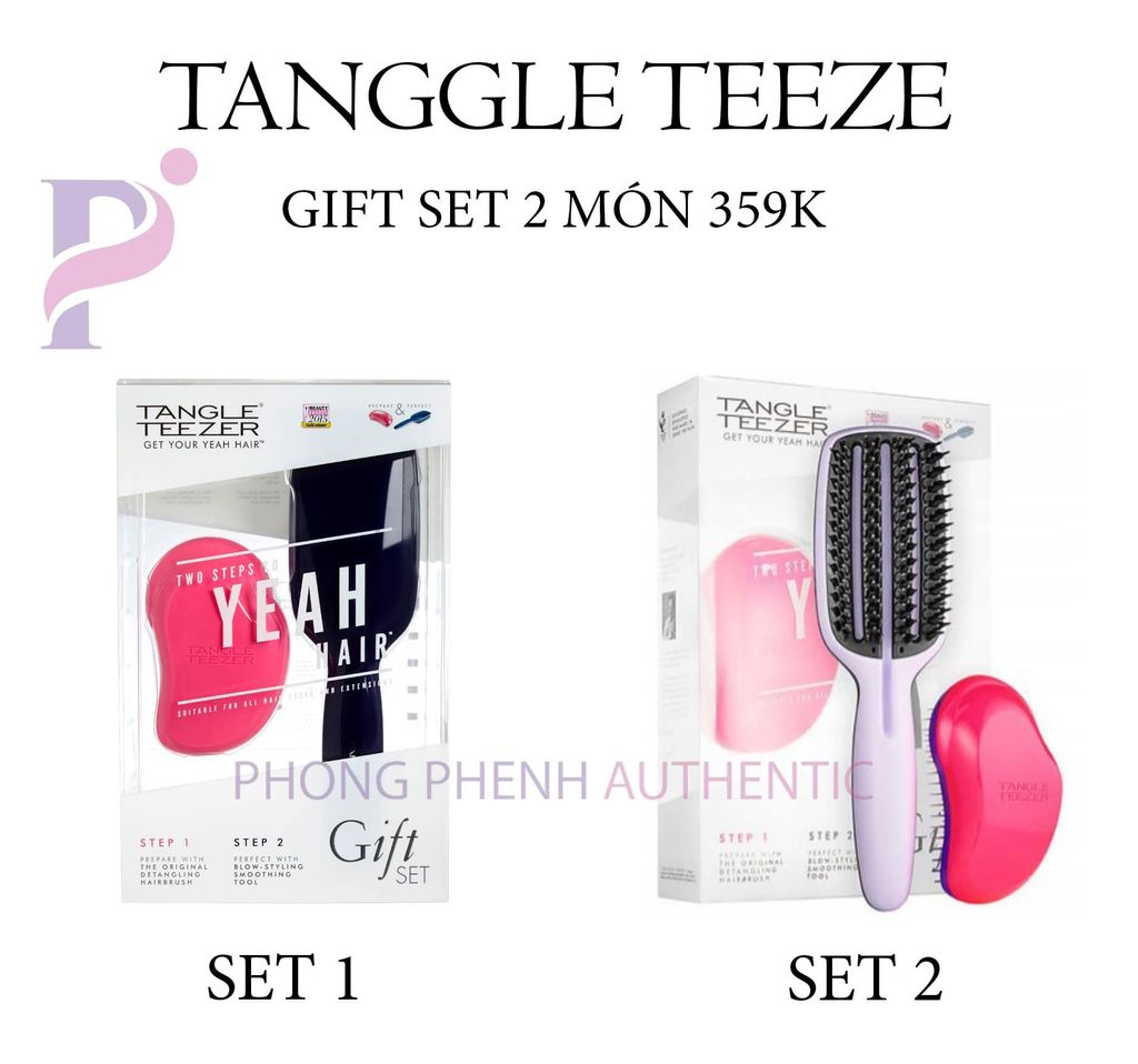 Lược gỡ rối Tangle Teezer Compact Styler Detangling Hairbrush vợt sale