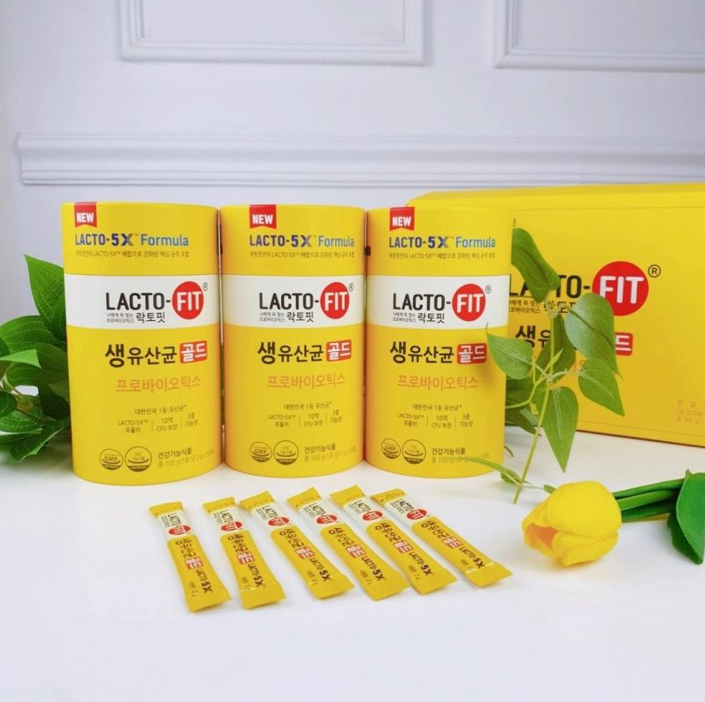MEN TIÊU HOÁ LACTOFIT GOLD HÀN (HỘP 50 gói)