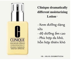 [BILL US] Kem dưỡng Clinique Dramatically Different Moisturizing Lotion+ - Dramatically Different Hydrating Jelly 125ML