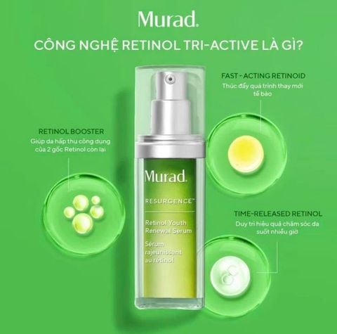 Tinh Chất Hỗ Trợ Tái Tạo, Trẻ Hóa Da Murad Retinol Youth Renewal Serum 5ml