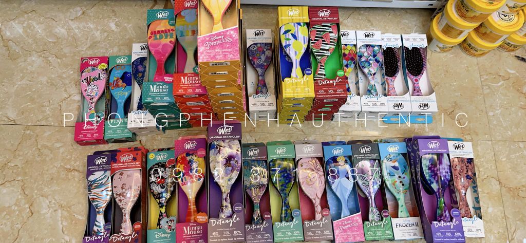 Lược gỡ rối WET BRUSH full size mua sale