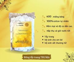 BÔNG TẨY TRANG SANTE LE SOIN LARETAT PUR TÚI 600 MIẾNG