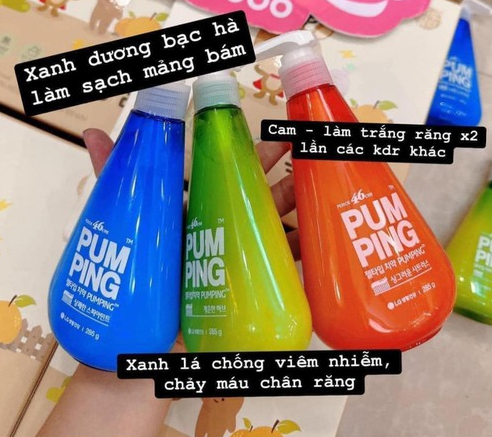 Kem Đánh Răng PERIO PUMPING Hàn Quốc 285g