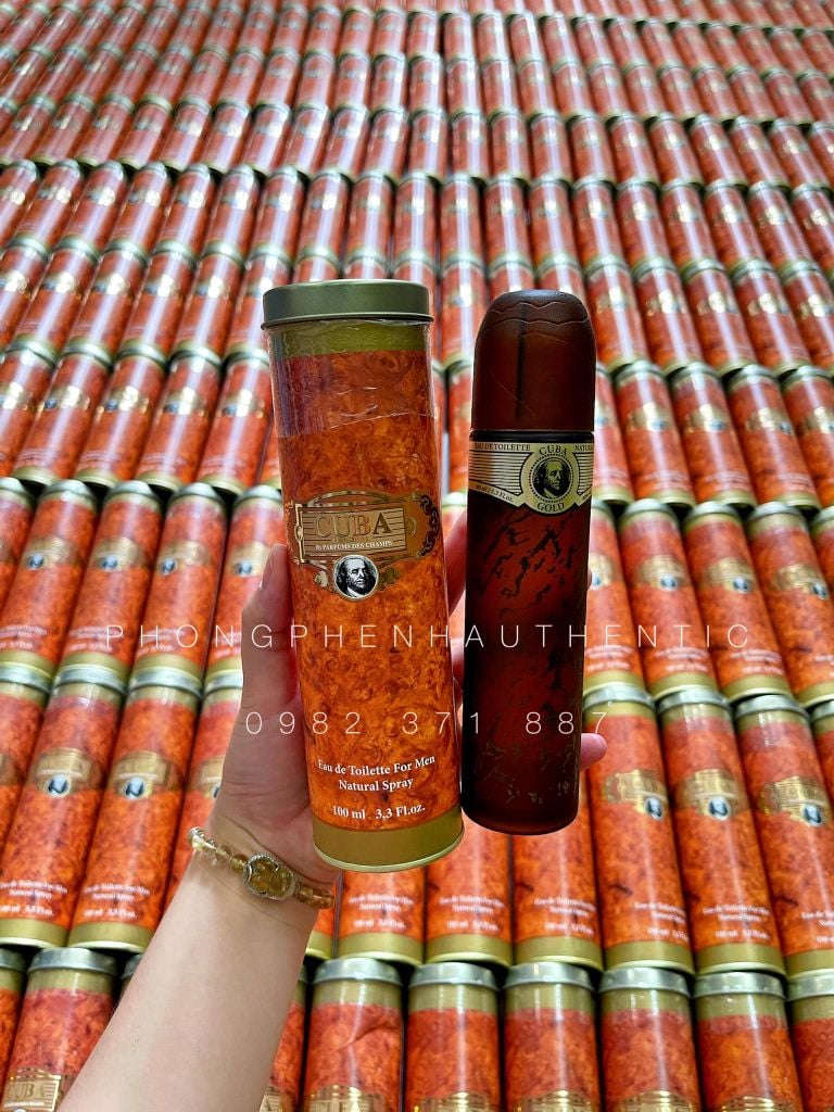 Nước hoa Nam Cuba Gold - Cuba Magnum Eau de Toilette Spray 35ml - 100ml - 130ml - PHỒNG PHỀNH