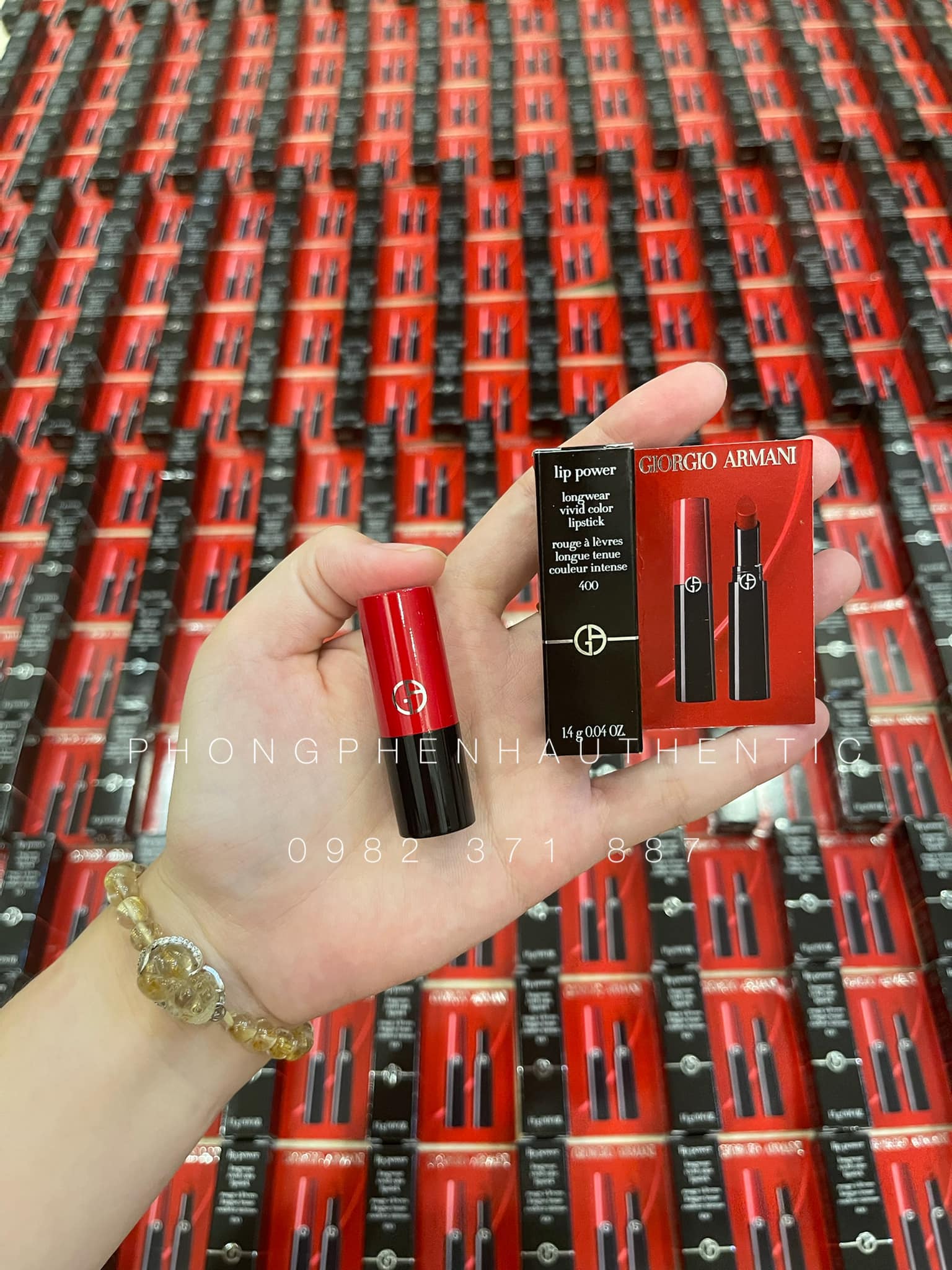 Son mini Giorgio Armani Lip Power  màu 400Son mini Giorgio Armani Lip  Power  màu 400 – Phồng Phềnh Authentic