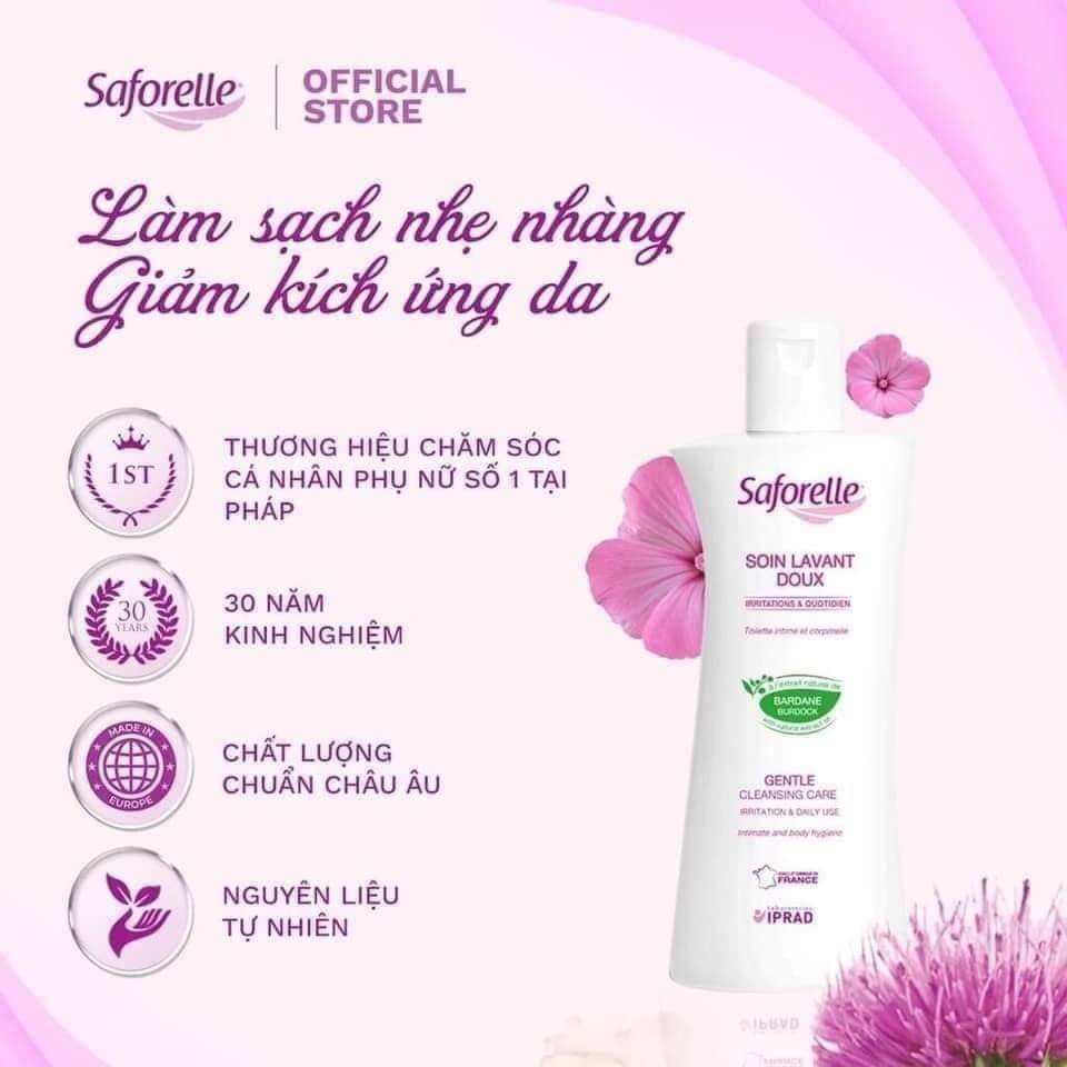 Dung dịch vệ sinh phụ nữ Saforelle Pháp - bản mới nhất - PHỒNG PHỀNH