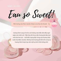 Nước hoa Nữ Daisy Love Eau So Sweet chai Tester 20ml box trắng - PHỒNG PHỀNH