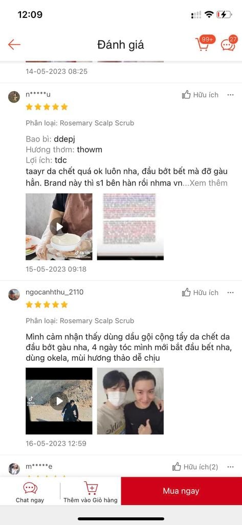 Xịt dưỡng mọc tóc và tẩy da chết da đầu Aromatica Rosemary Sclap Scrub & Aromatica Rosemary Root Enhancer (đủ bill)