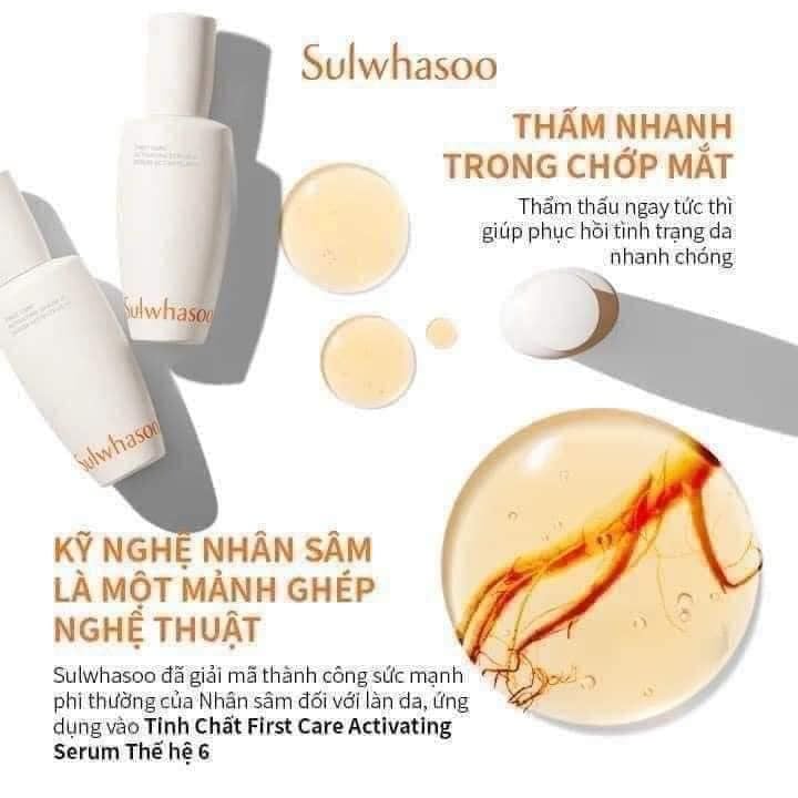 Tinh chất dưỡng khởi đầu Sulwhasoo First Care Activating Serum thế hệ thứ VI - PHỒNG PHỀNH AUTHENTIC