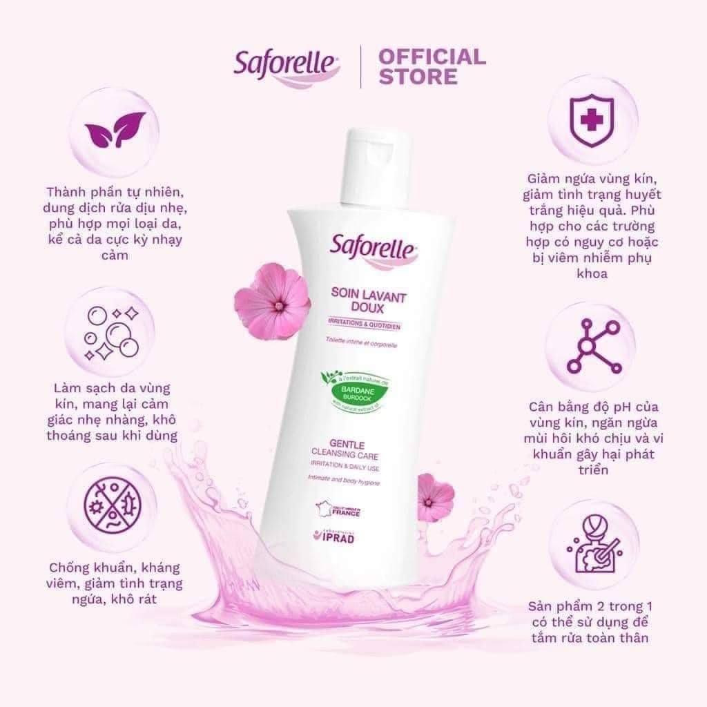 Dung dịch vệ sinh phụ nữ Saforelle Pháp - bản mới nhất - PHỒNG PHỀNH