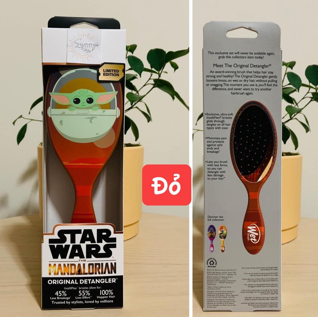 Lược gỡ rối WET BRUSH full size mua sale