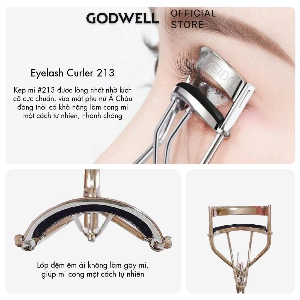 Kẹp Bấm Mi Shiseido Eyelash Curler Recourbe Cils 213 Nhật Bản (đủ bill) - PHỒNG PHỀNH
