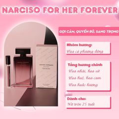 Nước hoa Nữ Narciso Rodriguez 90ml - 100ml đủ các mùi: Pure Musc, Cristal, Musc Noir Rose, Forever, For Her...