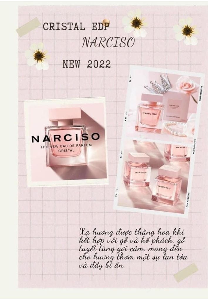 Nước hoa Nữ Narciso Rodriguez 90ml - 100ml đủ các mùi: Pure Musc, Cristal, Musc Noir Rose, Forever, For Her...