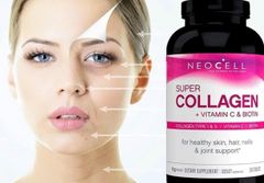 Super Collagen Neocell +C 6000 Mg type 1 - 3 Neocell dạng bột & viên uống ( đủ bill Mỹ ) - PHỒNG PHỀNH