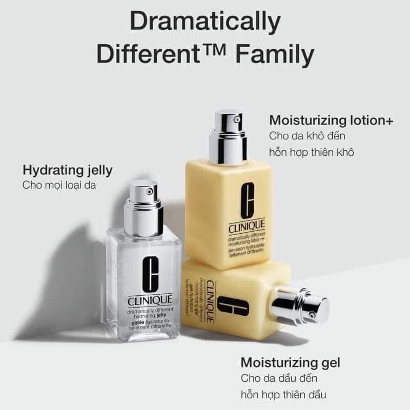 [BILL US] Kem dưỡng Clinique Dramatically Different Moisturizing Lotion+ - Dramatically Different Hydrating Jelly 125ML